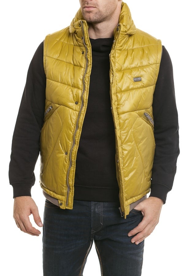 Antony Morato Men's Sleeveless Down Jacket Apple green - Image n°1