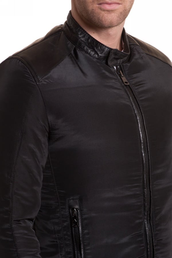 Men's cotton jacket Black Serge Pariente - Image n°4