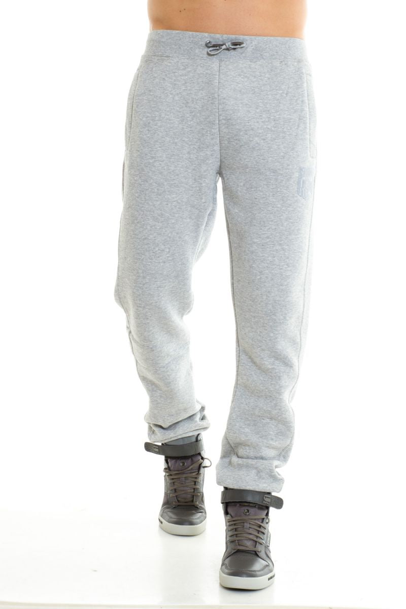 Redskins heather gray cotton jogging pants - Image n°1