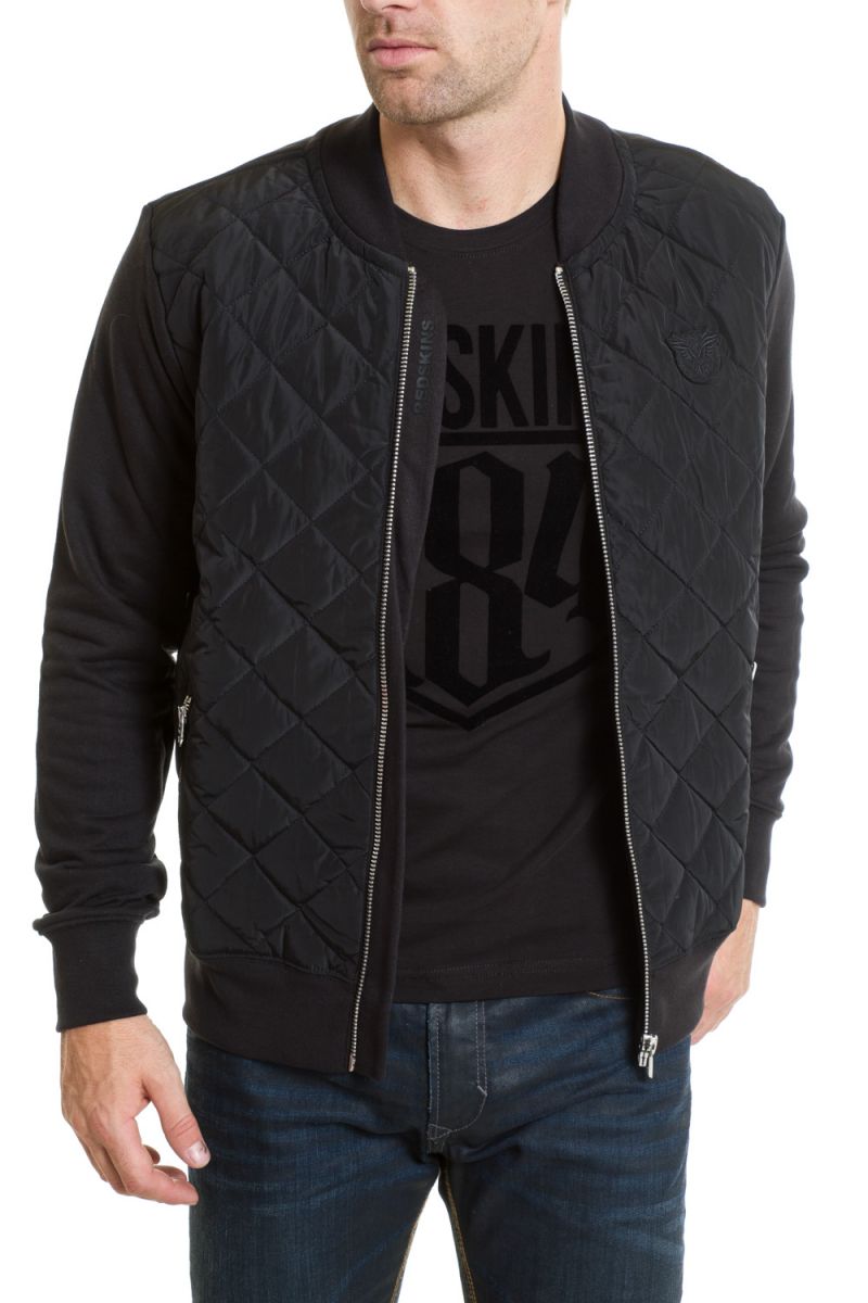 Men's Redskins sweatshirt style vest Black - Image n°2