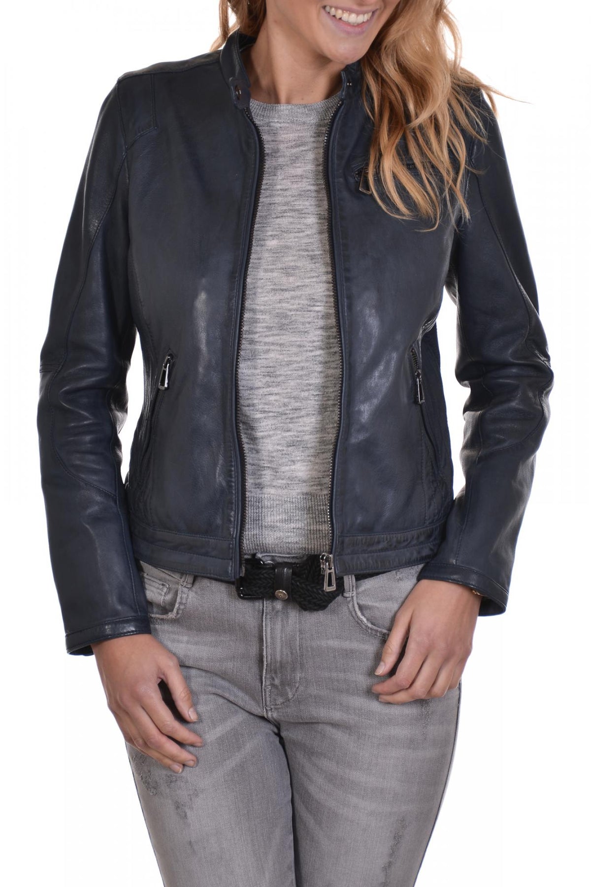 rose garden women's lambskin jacket - Image n°5