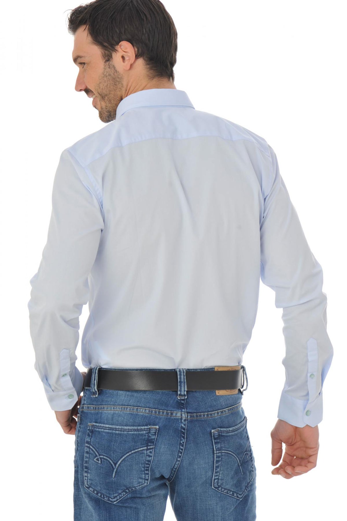  Elegant sky blue Chevignon shirt - Image n°4