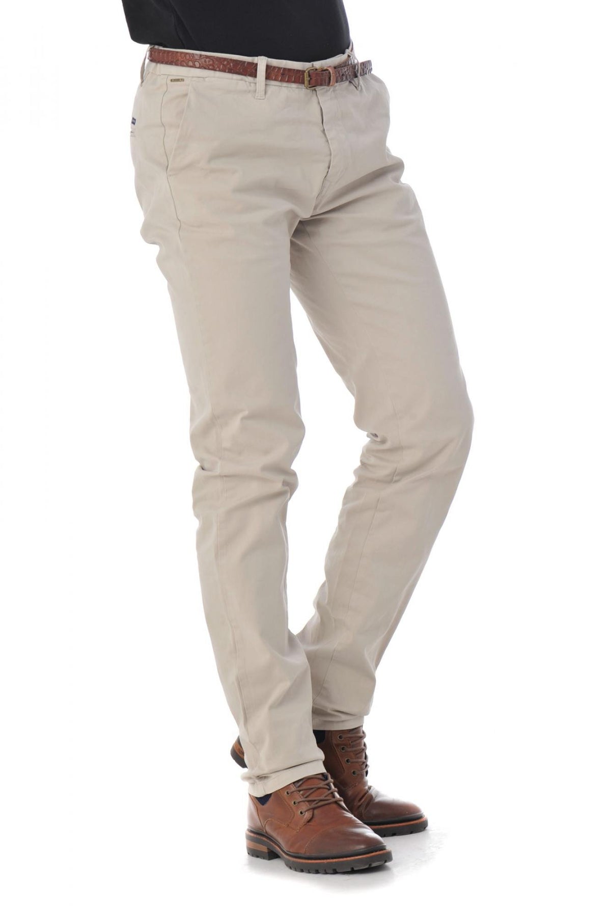 Scotch and Soda beige chino pants - Image n°1