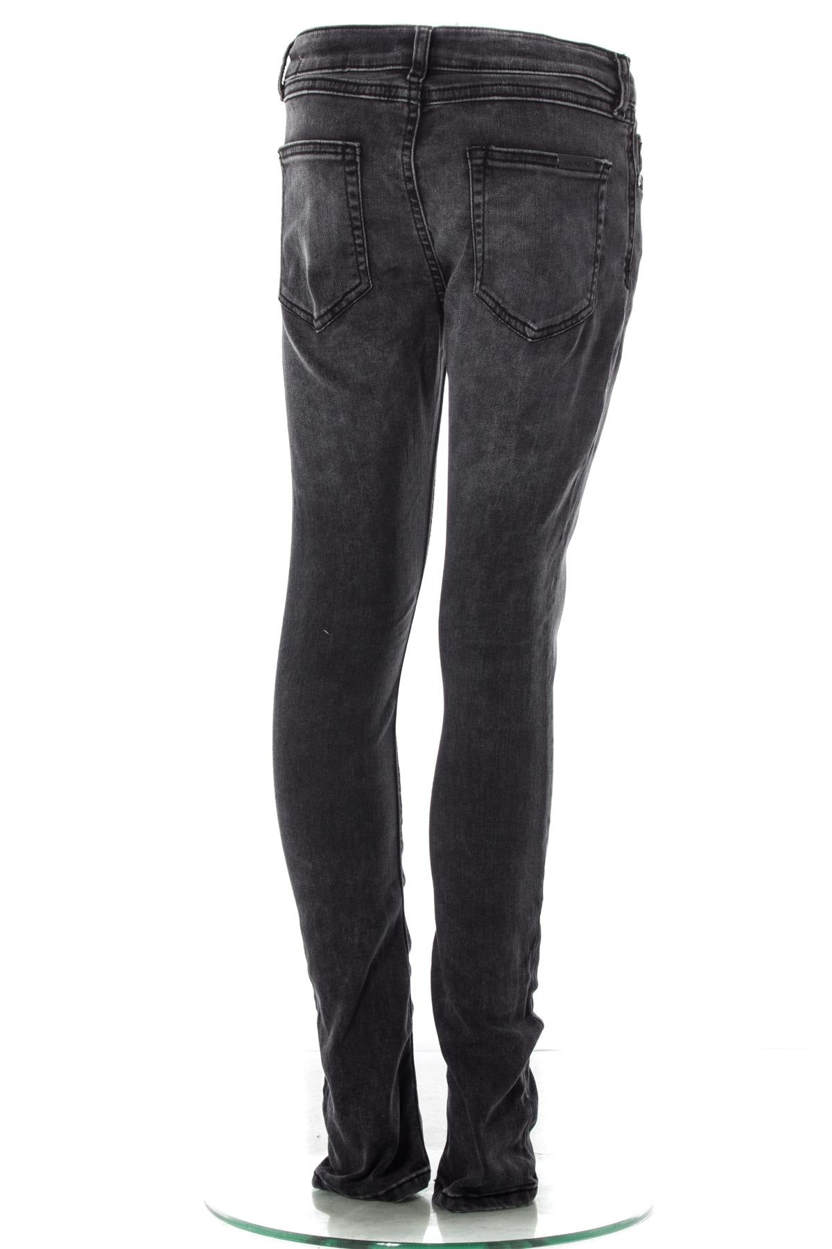 Kaporal children's black jeans with aged effect - Image n°2