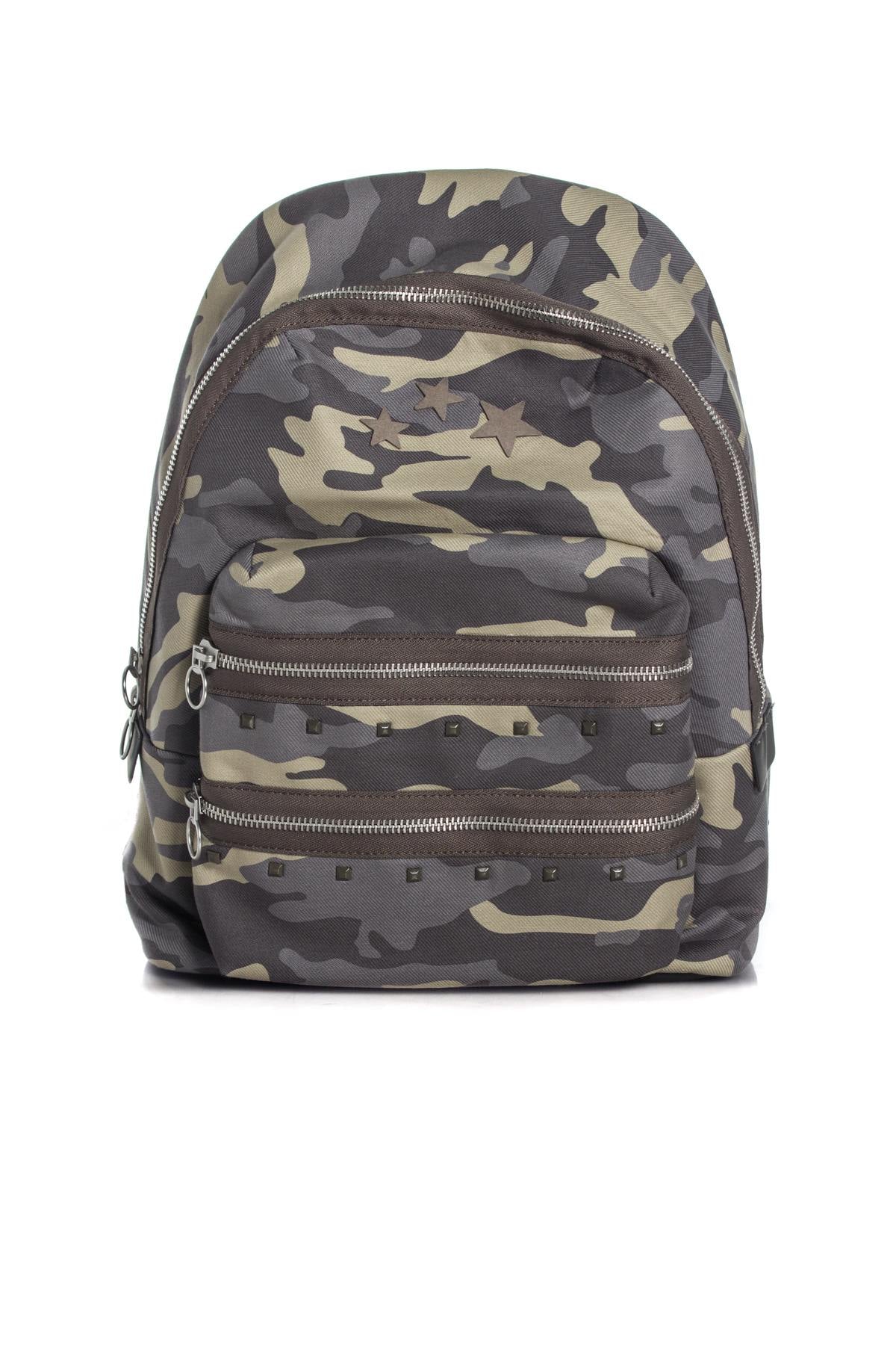 Antony Morato camouflage print backpack - Image n°1