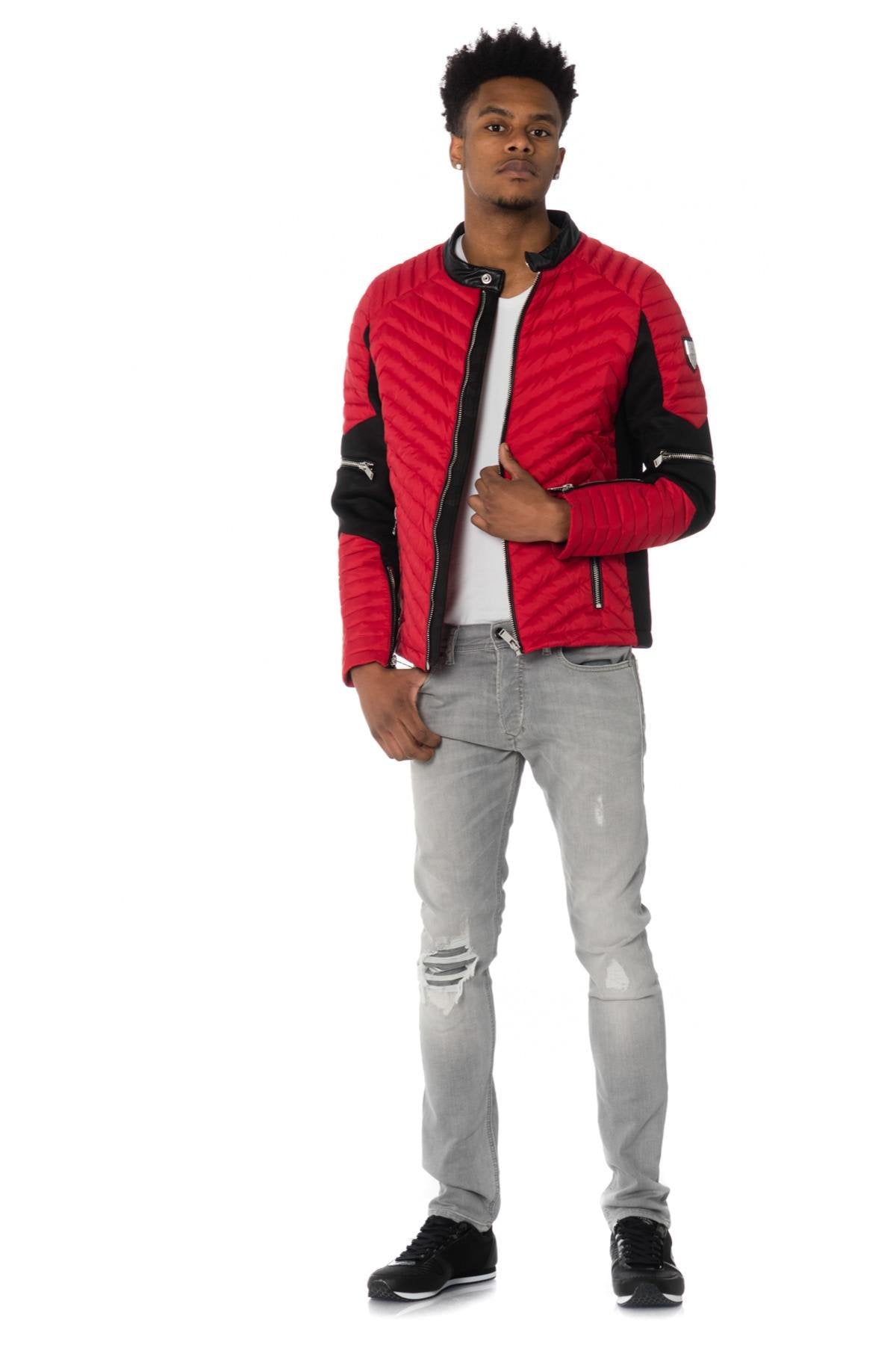 Red and black Horspist down jacket - Image n°2