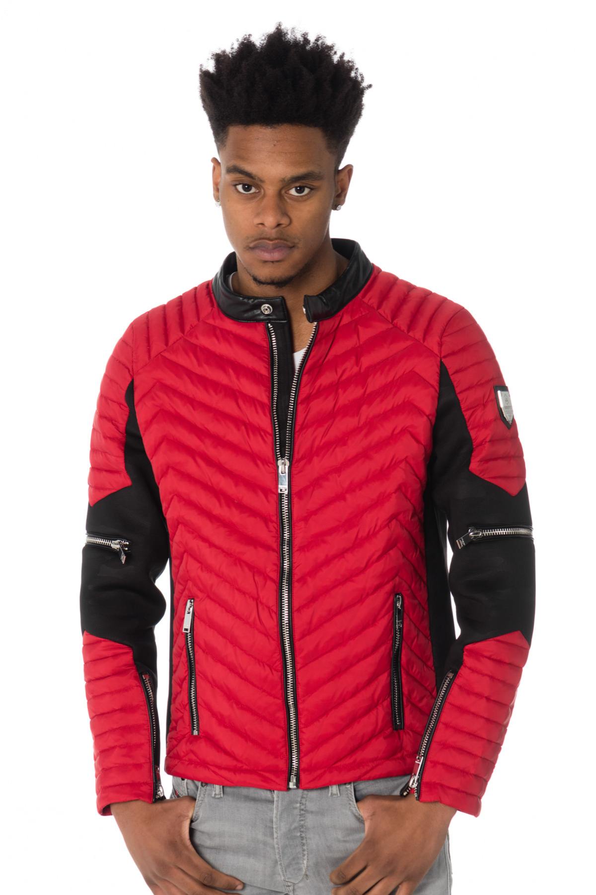 Red and black Horspist down jacket - Image n°1