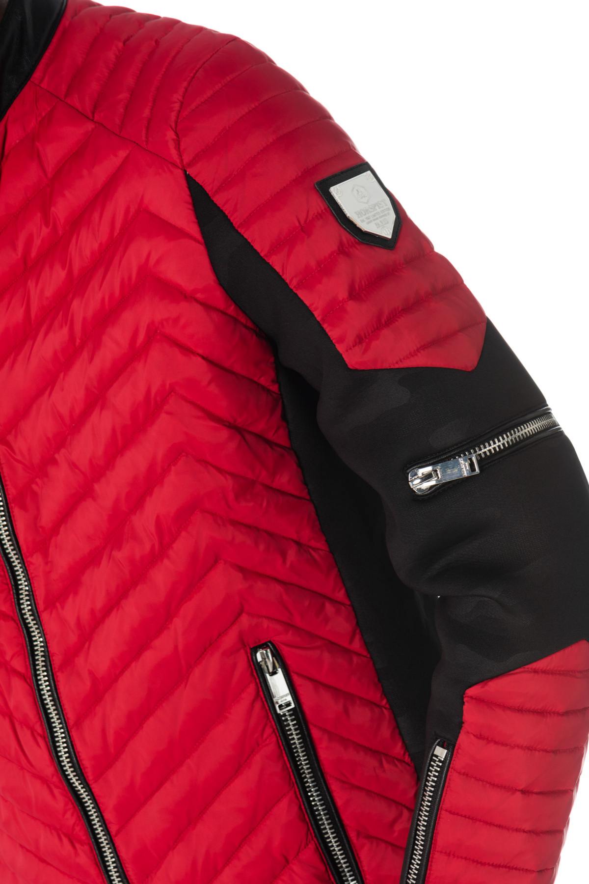 Red and black Horspist down jacket - Image n°7