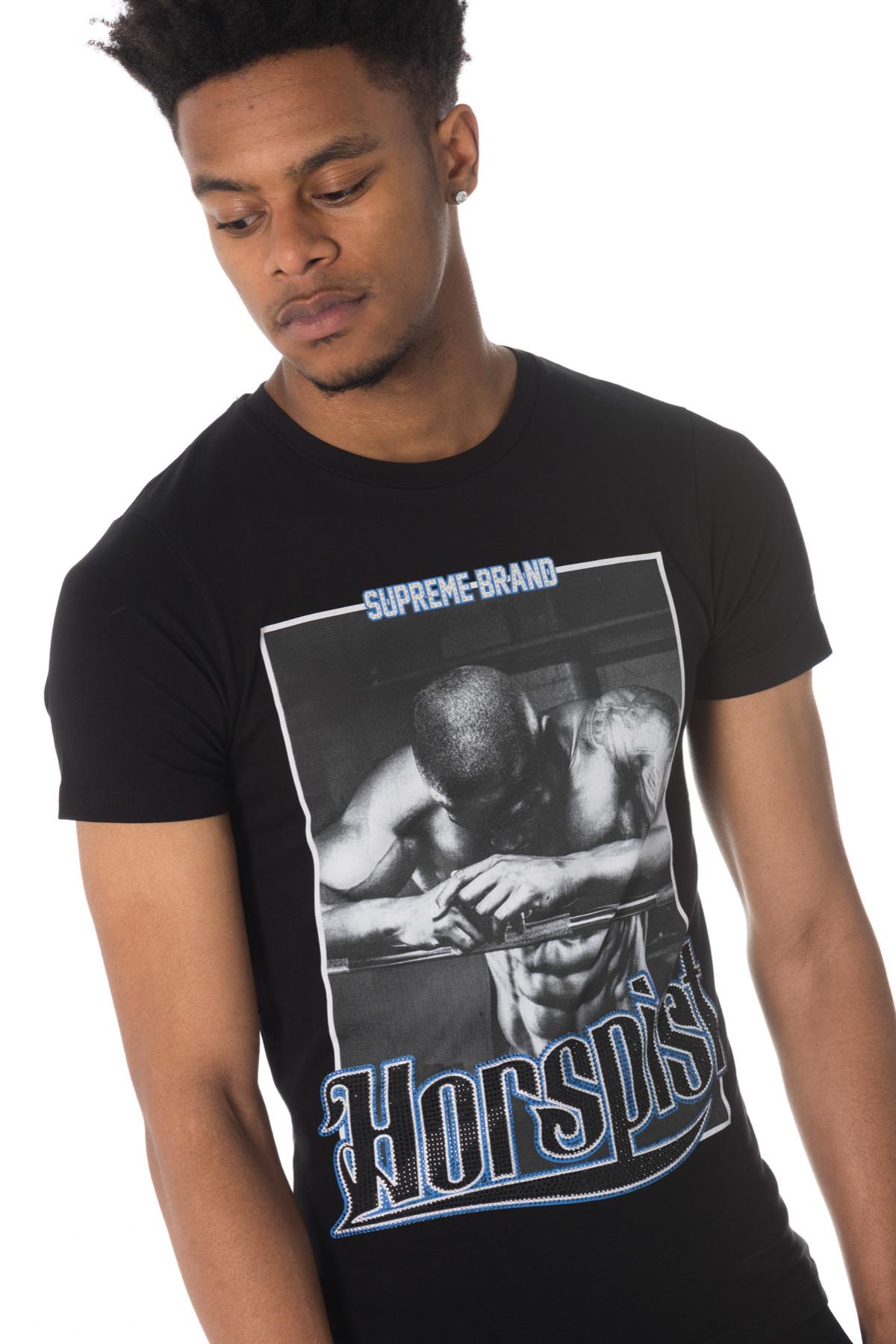 Horspist t-shirt with photo and rhinestones - Image n°5