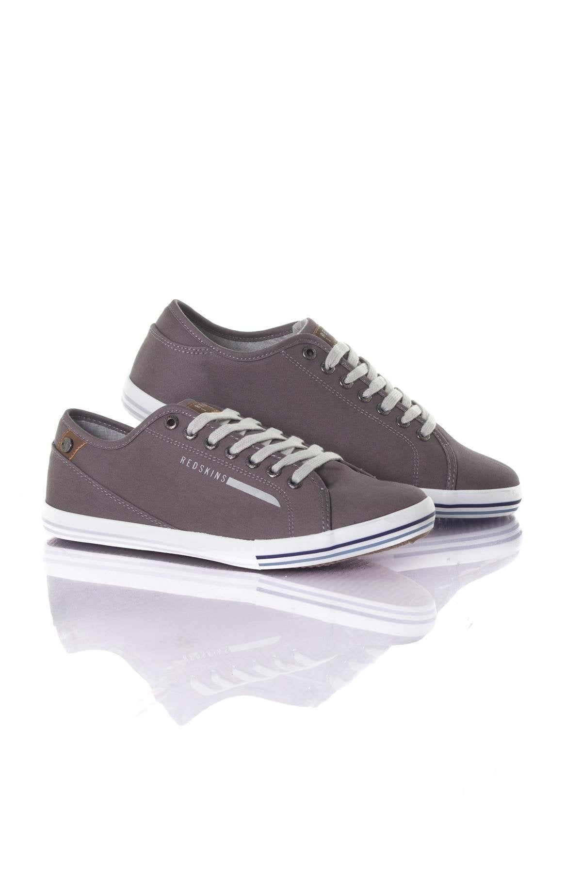 Gray canvas shoes - Image n°1