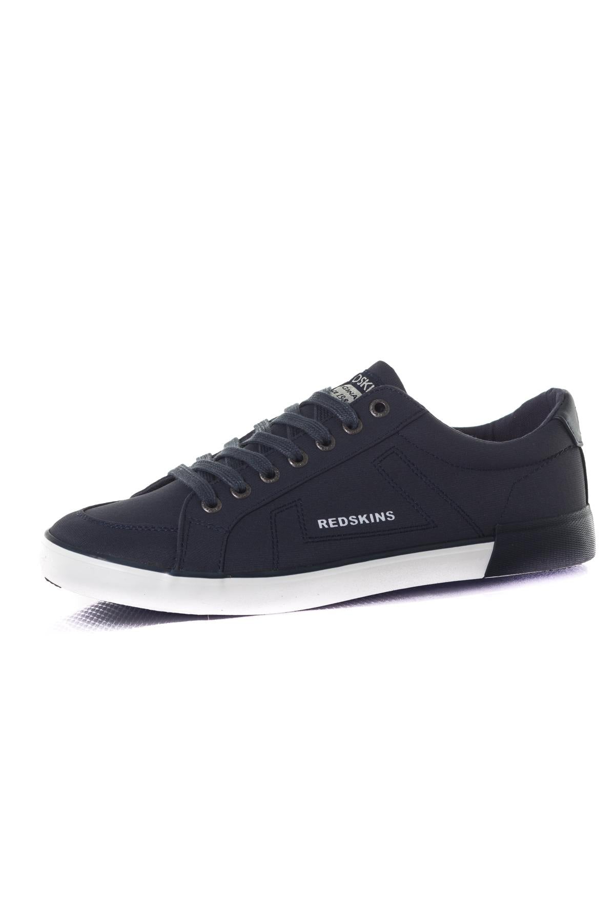  Low-top sneakers in navy canvas - Image n°7