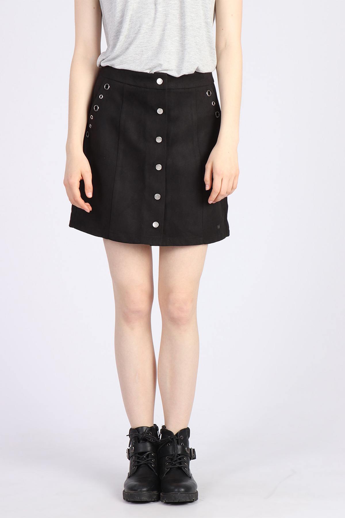 Black women's straight skirt - Image n°1