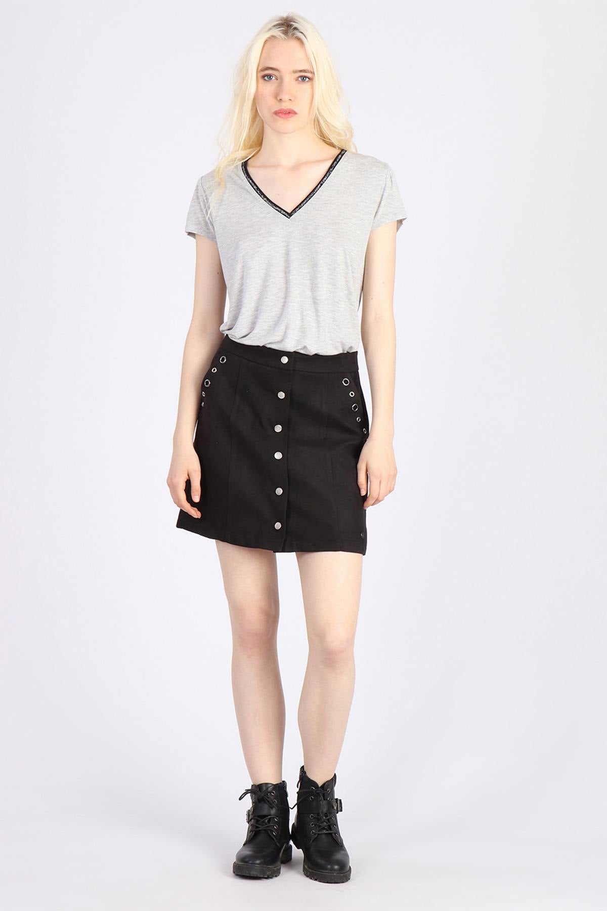 Black women's straight skirt - Image n°8