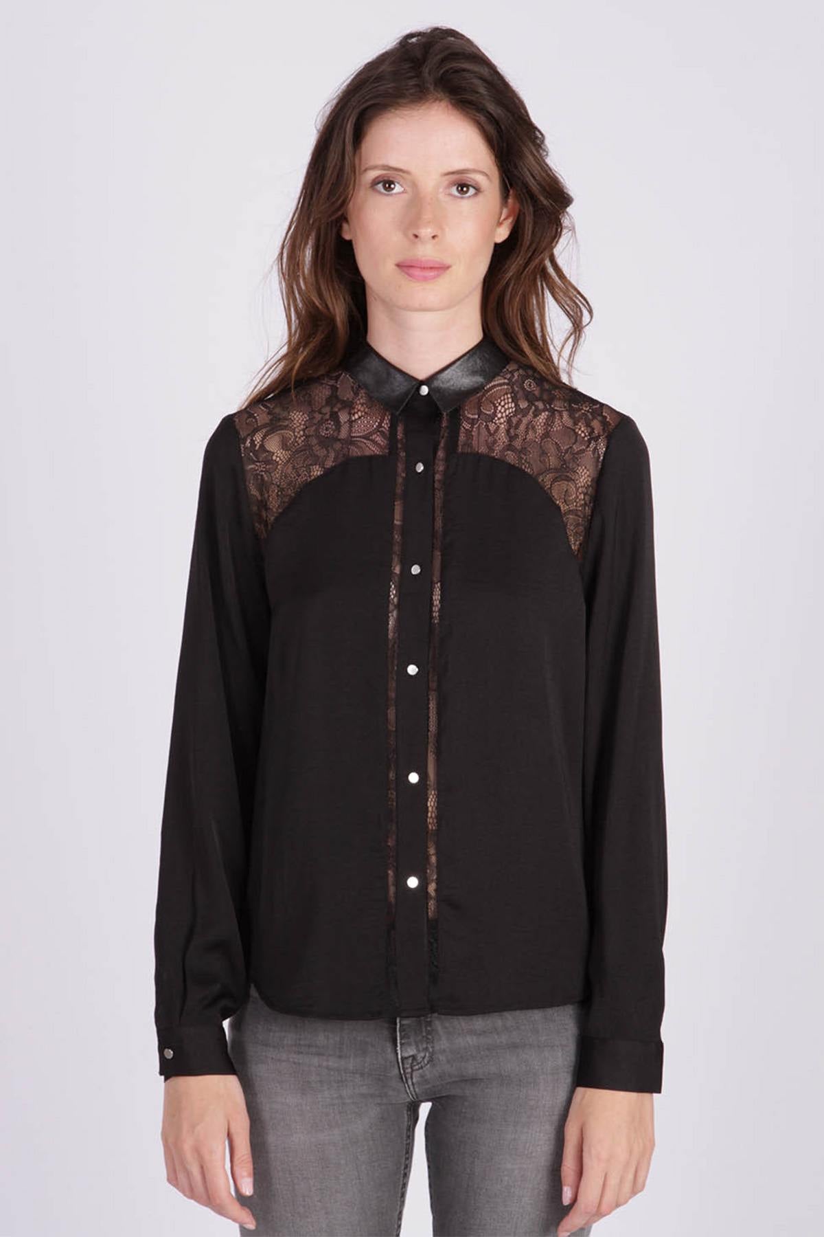 Straight cut flowing shirt - Image n°1