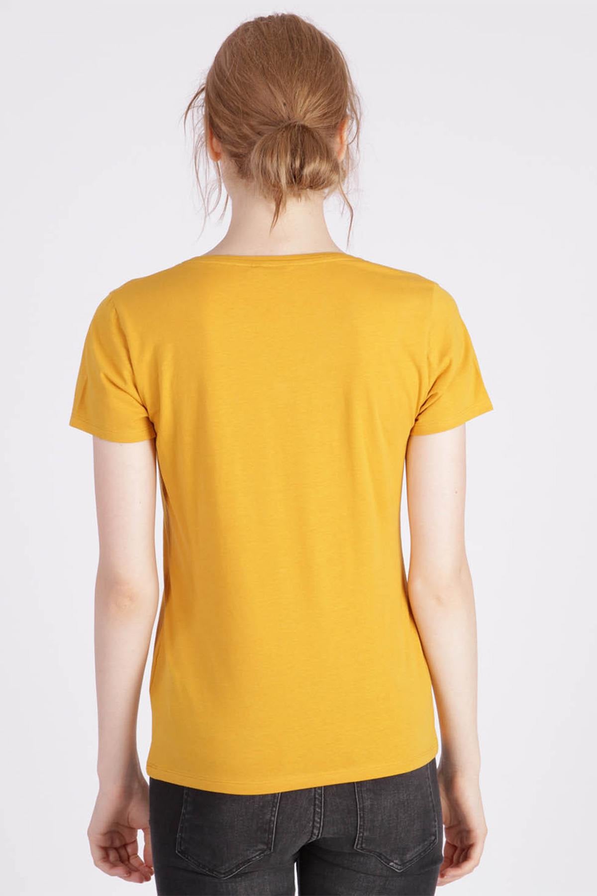 Yellow fitted t-shirt - Image n°3