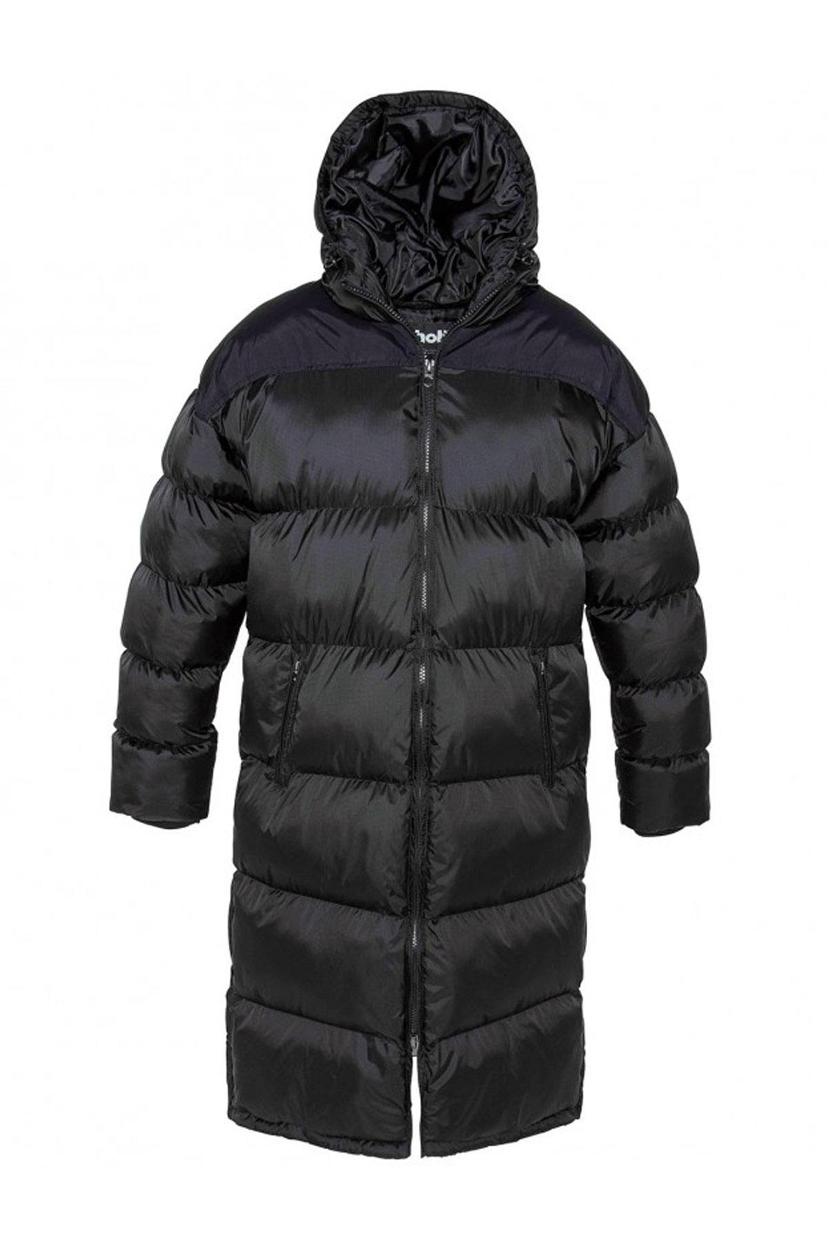 Men's long black down jacket - Image n°7