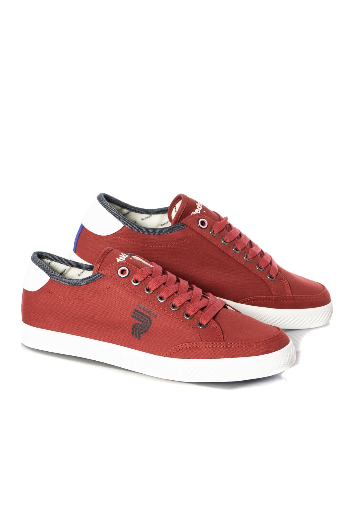 Red canvas sneakers - Image n°1