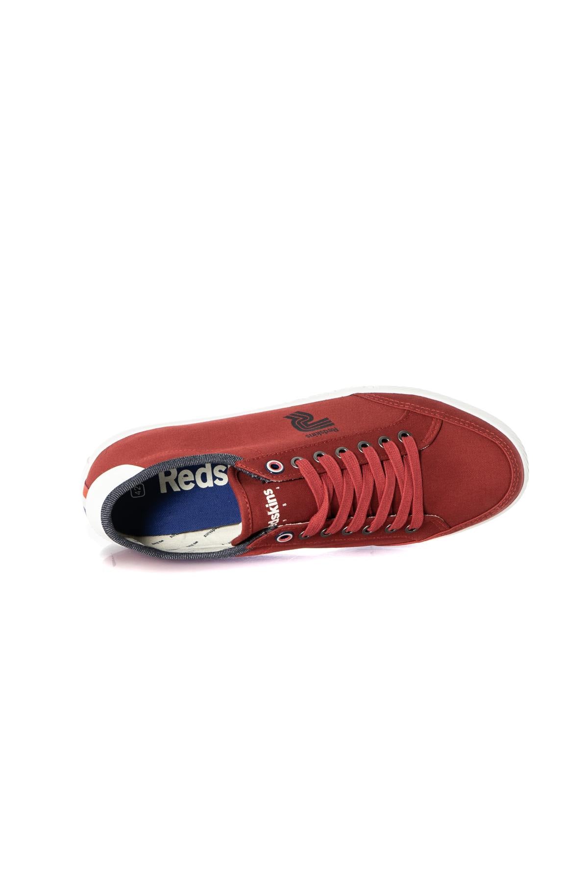 Red canvas sneakers - Image n°3