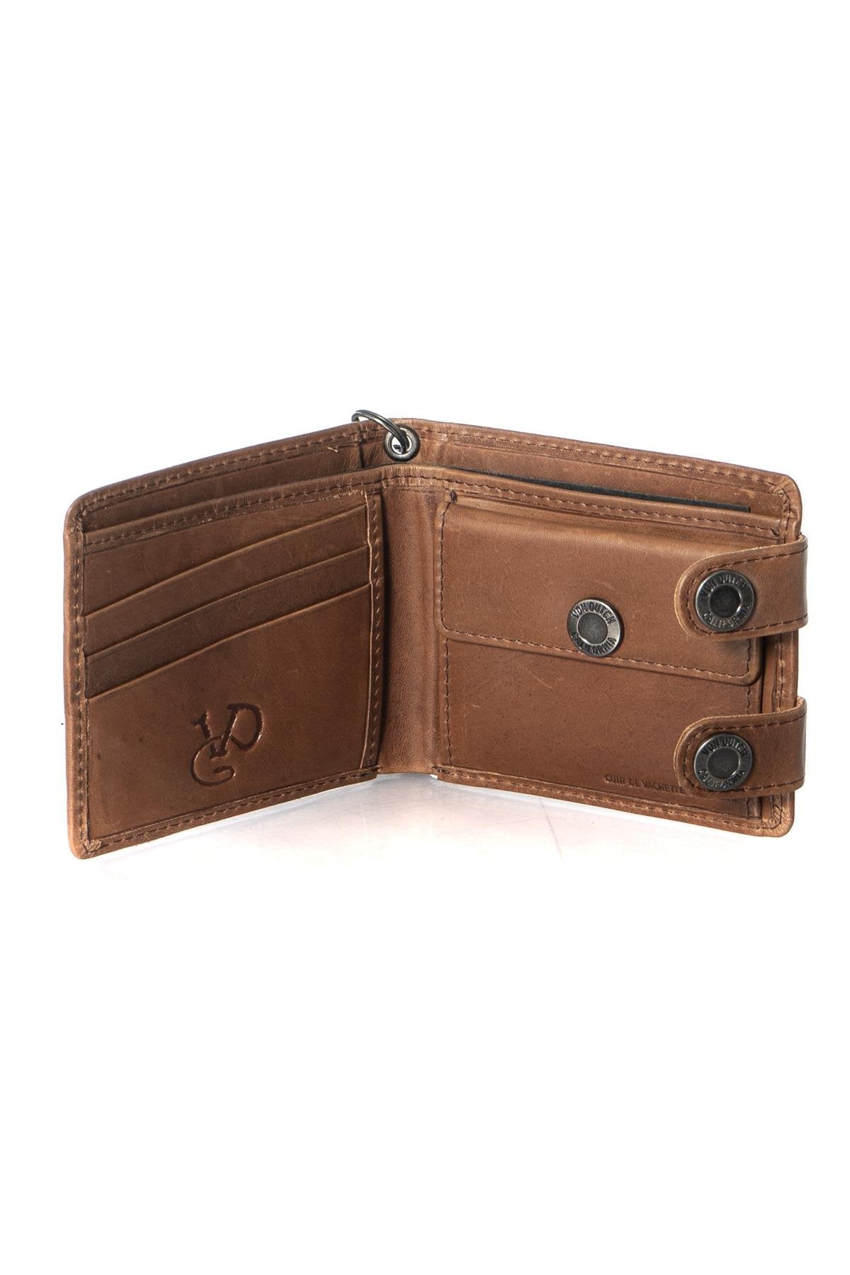 Brown leather wallet - Image n°2