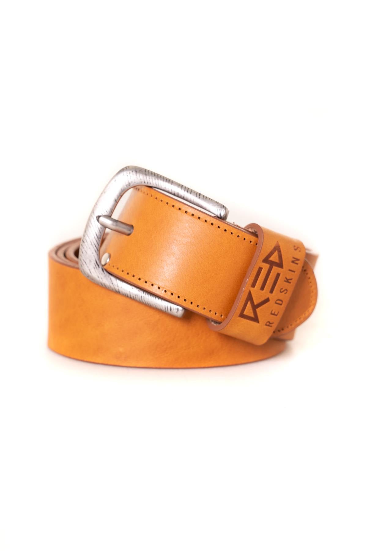  Men's cognac belt - Image n°1