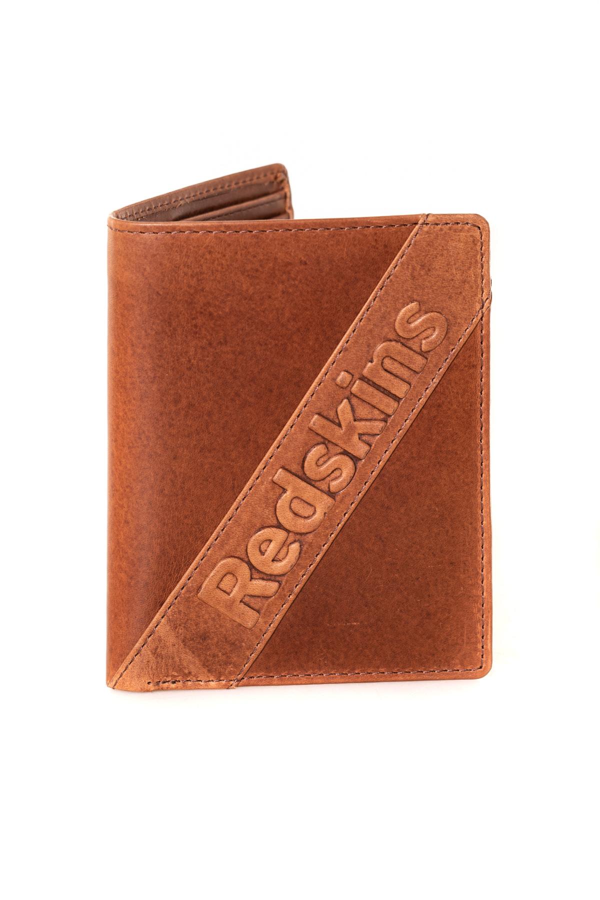 Brown leather wallet - Image n°1