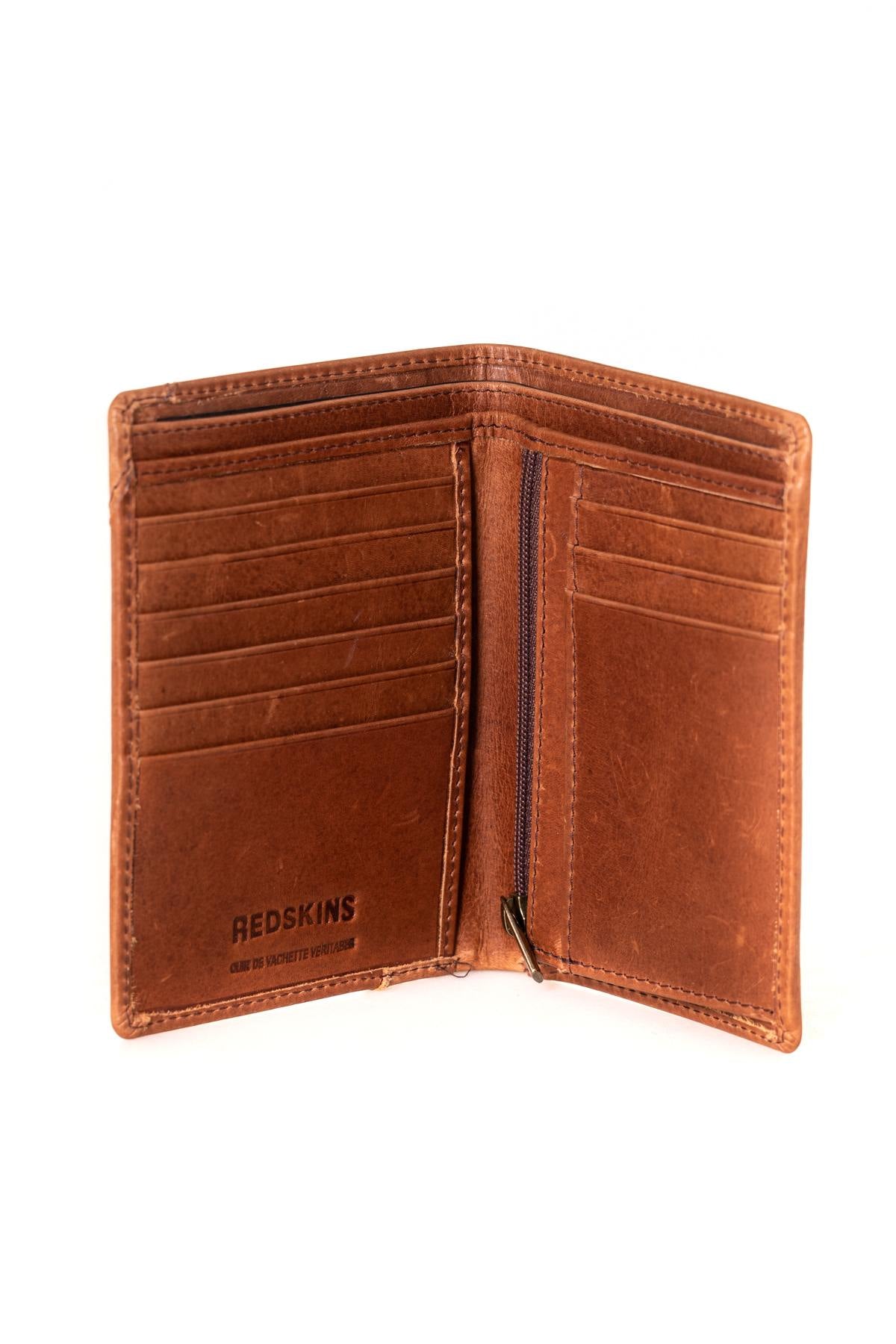 Brown leather wallet - Image n°2