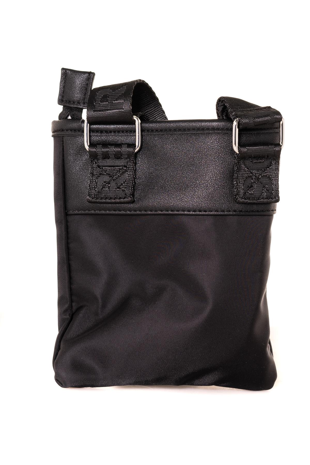 Black men's bag with zip - Image n°2