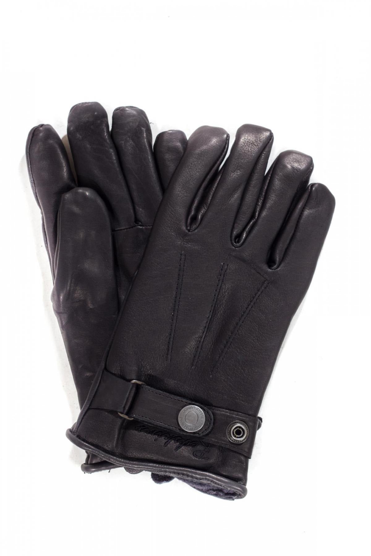 Black men's gloves - Image n°1