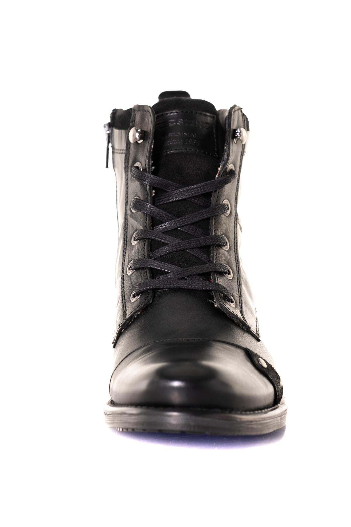 Black leather boots - Image n°5