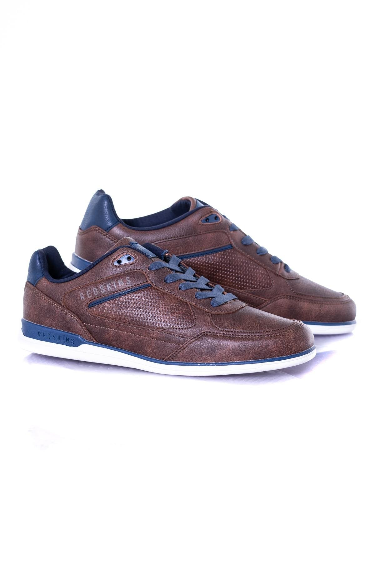 Navy chestnut men's shoes - Image n°1