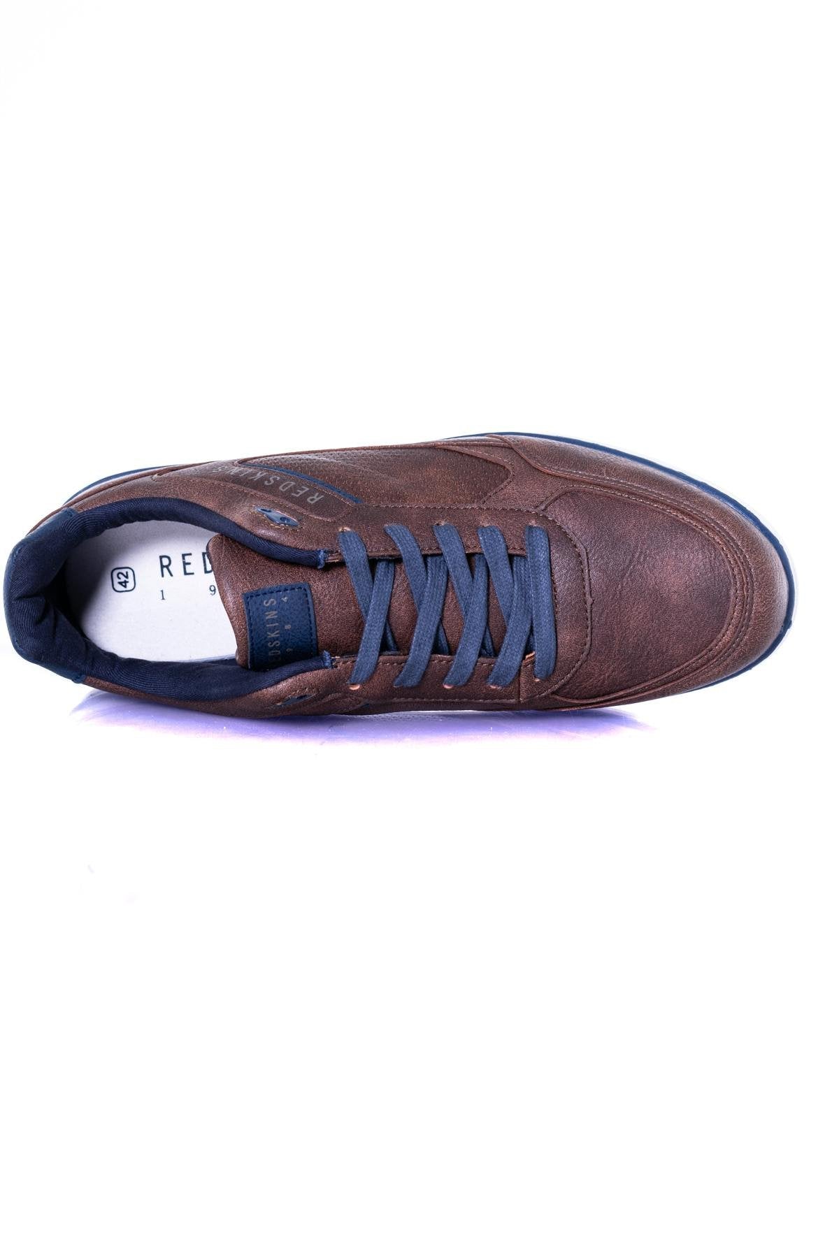 Navy chestnut men's shoes - Image n°3