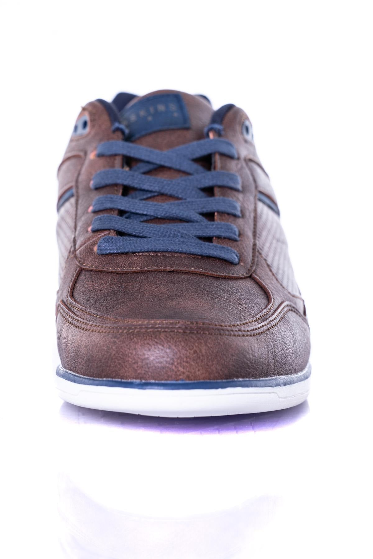 Navy chestnut men's shoes - Image n°5