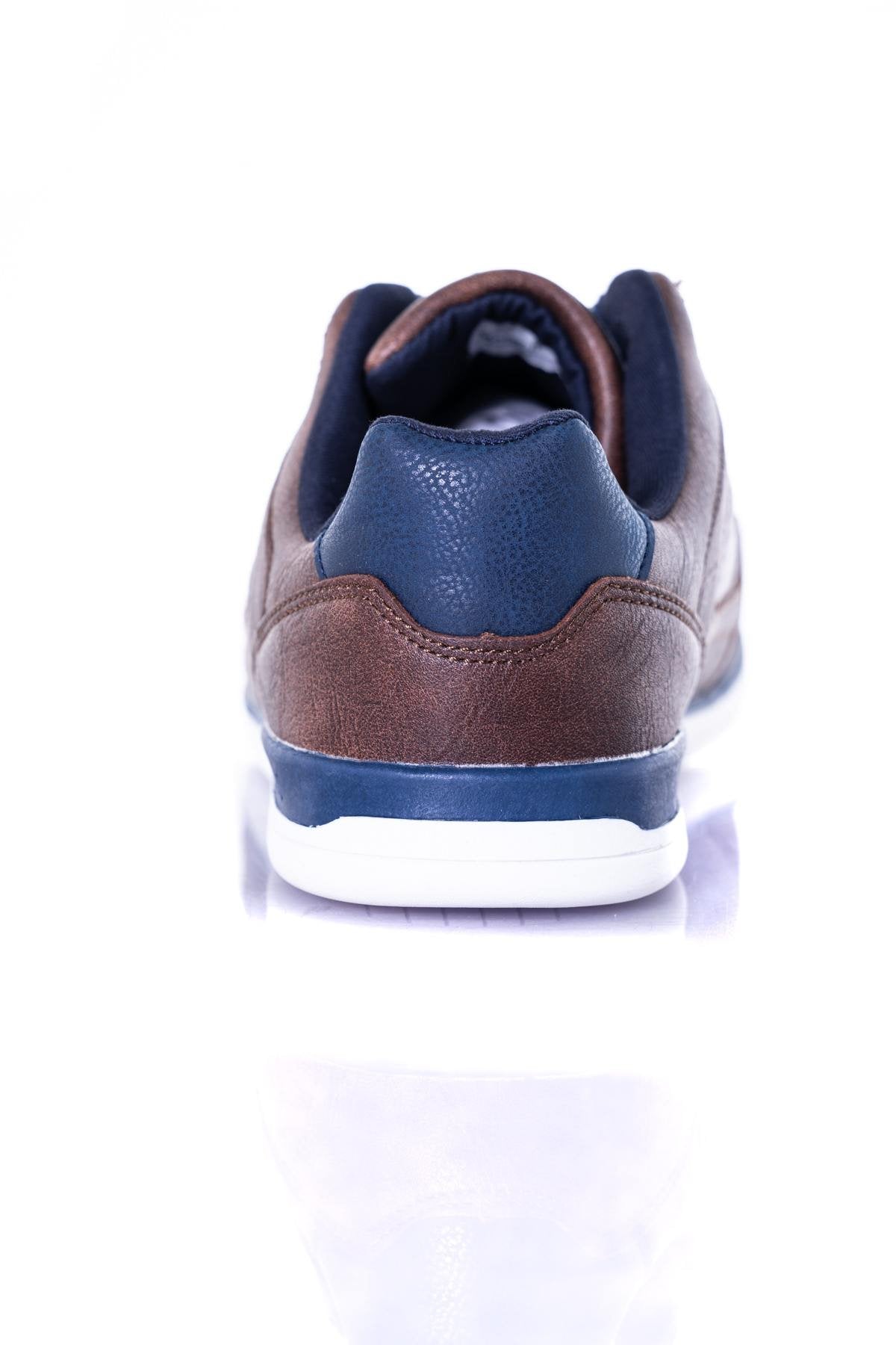 Navy chestnut men's shoes - Image n°6