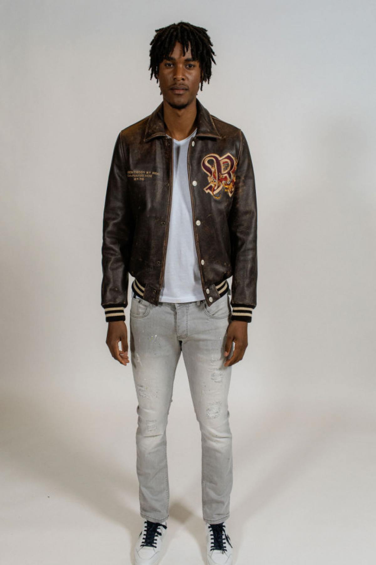 Redskins Vintage Dragon Leather Jacket - Image n°9