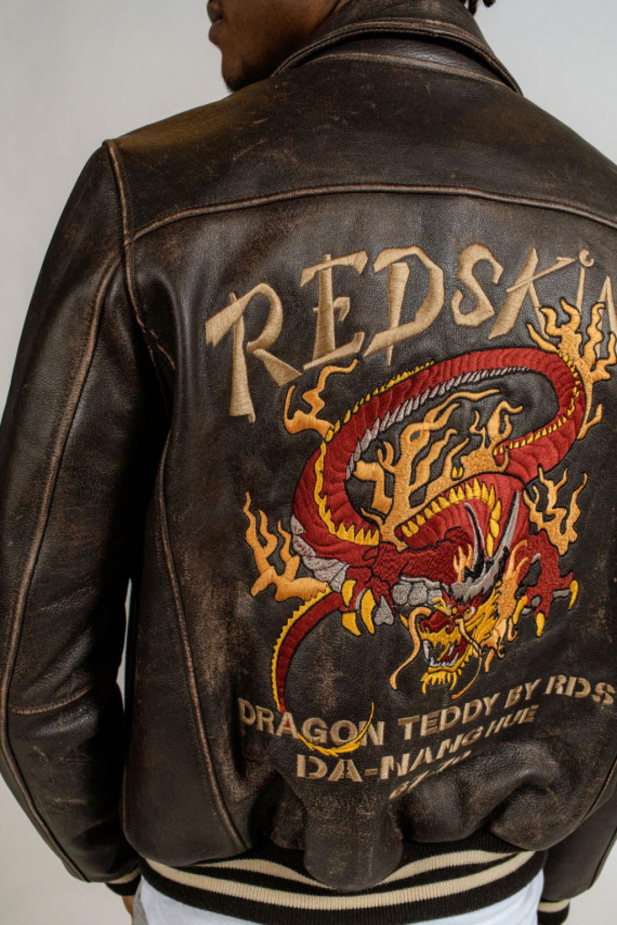 Redskins Vintage Dragon Leather Jacket - Image n°6