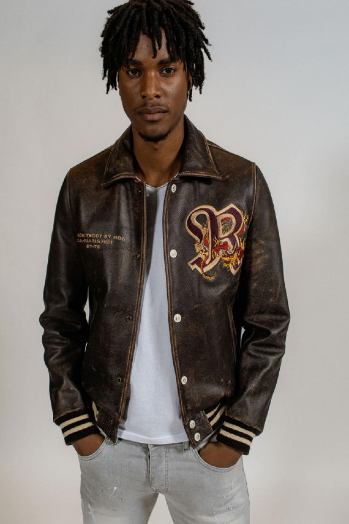 Redskins Vintage Dragon Leather Jacket - Image n°7