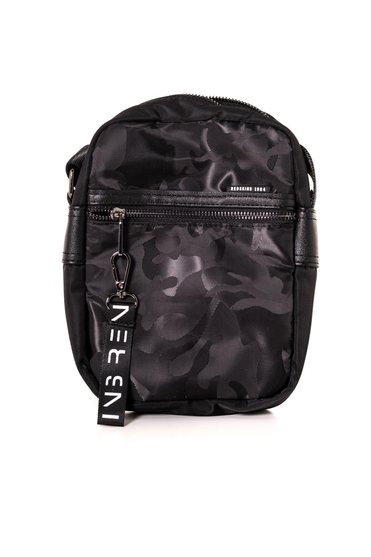 Large black REDSKINS bag in camo style - Image n°1