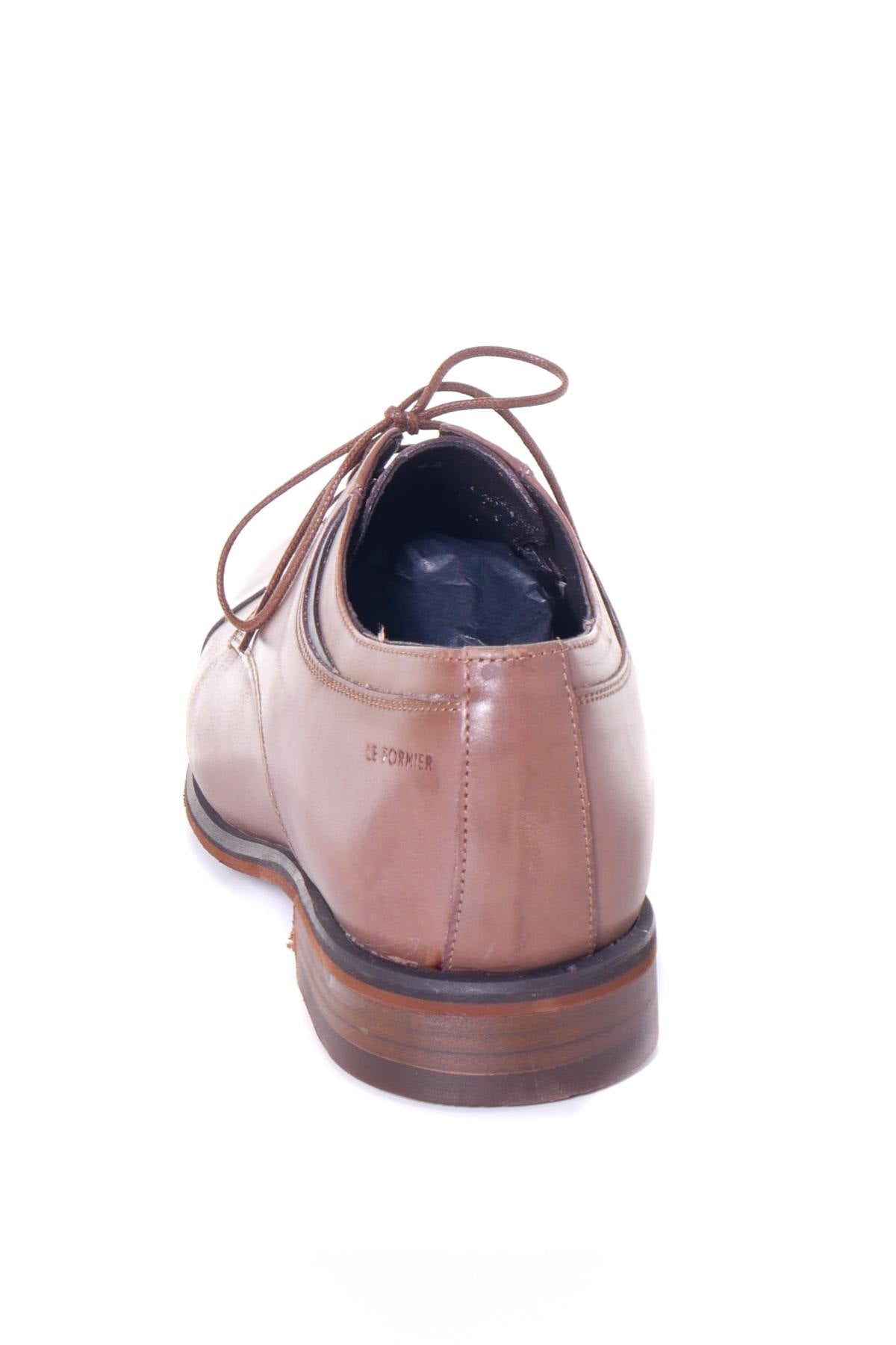 Brown cowhide leather derby - Image n°6