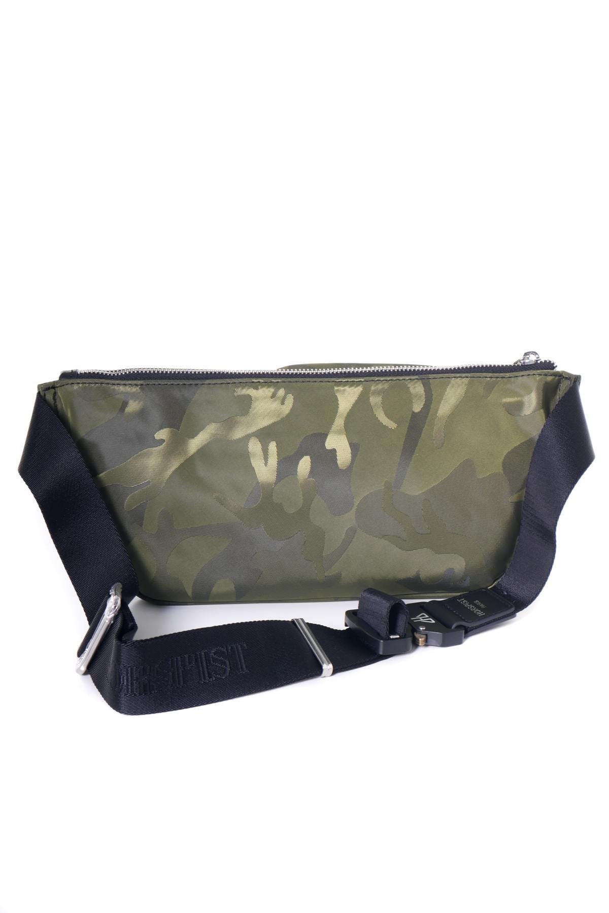 Khaki textile bag - Image n°2