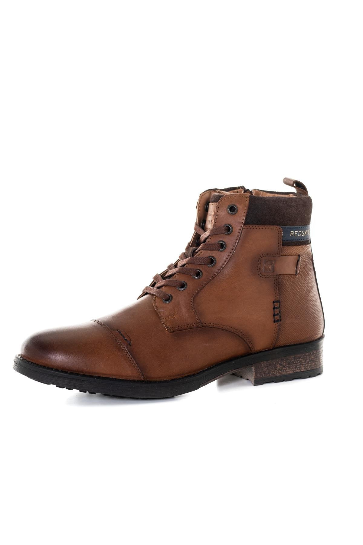 Brown leather boots - Image n°7