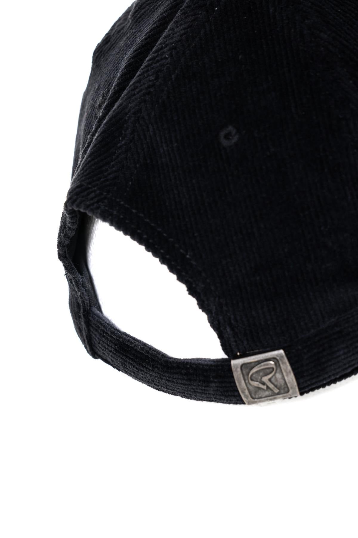  Black corduroy cap - Image n°2