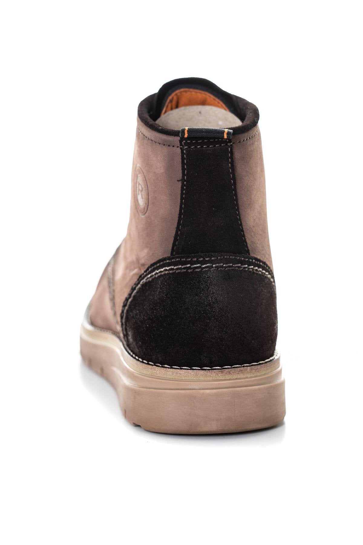 Chestnut brown men's boots - Image n°6