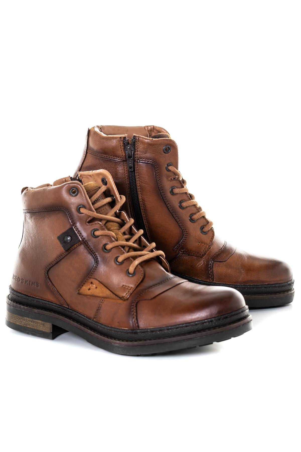 Brown leather boots - Image n°2