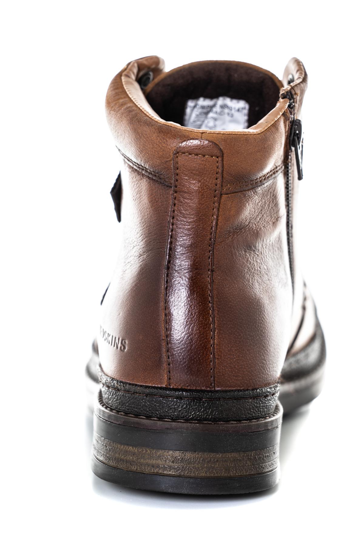 Brown leather boots - Image n°7