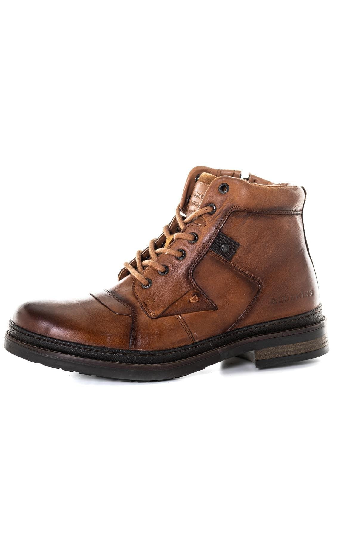 Brown leather boots - Image n°8