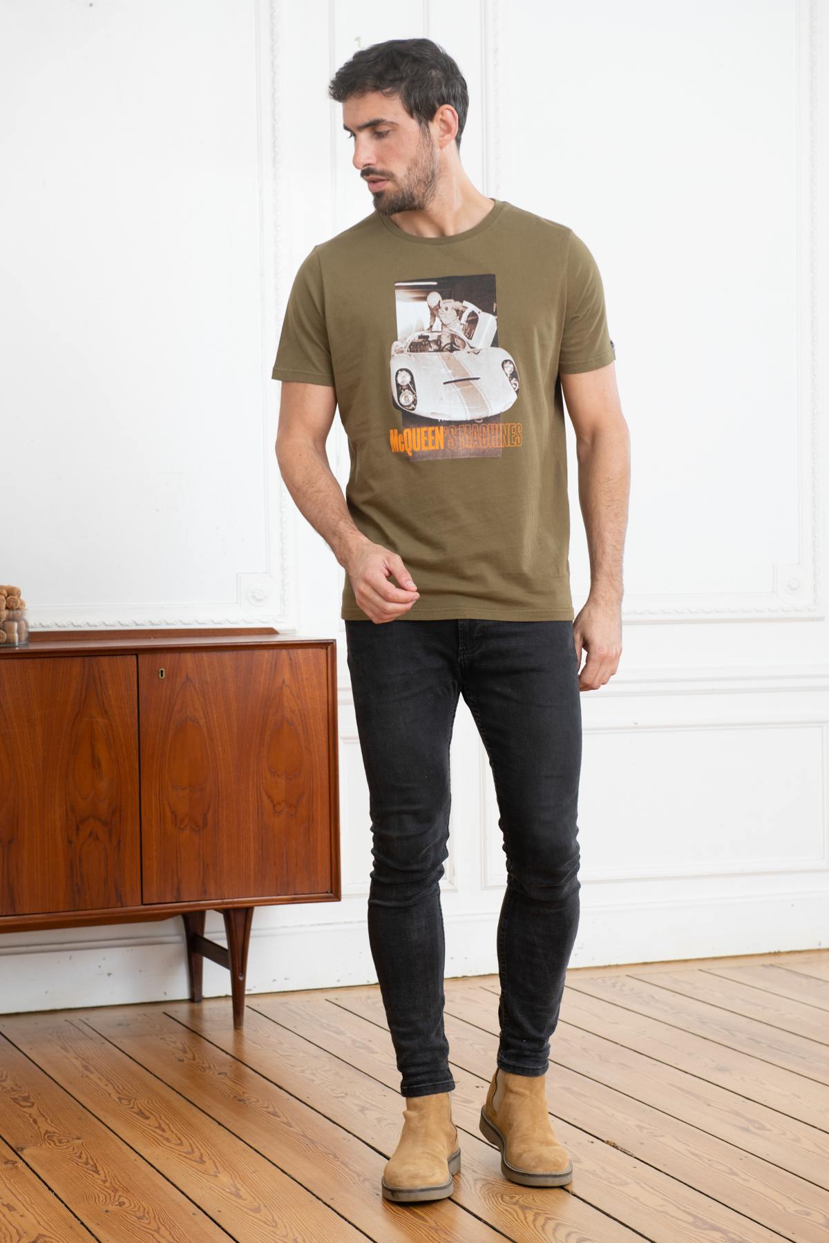 Steve McQueen khaki T-Shirt - Image n°2