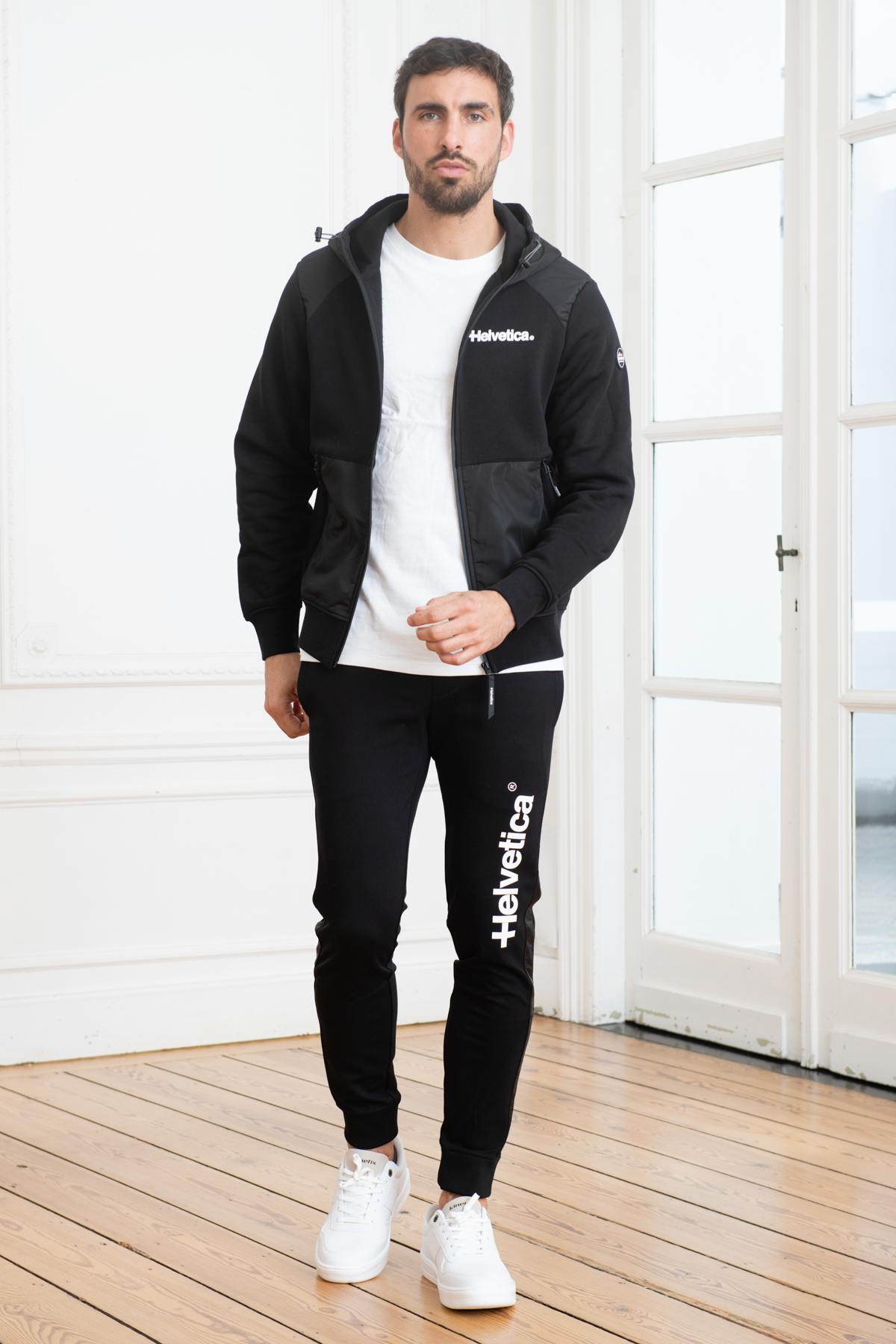 Black sportswear jacket - Image n°2