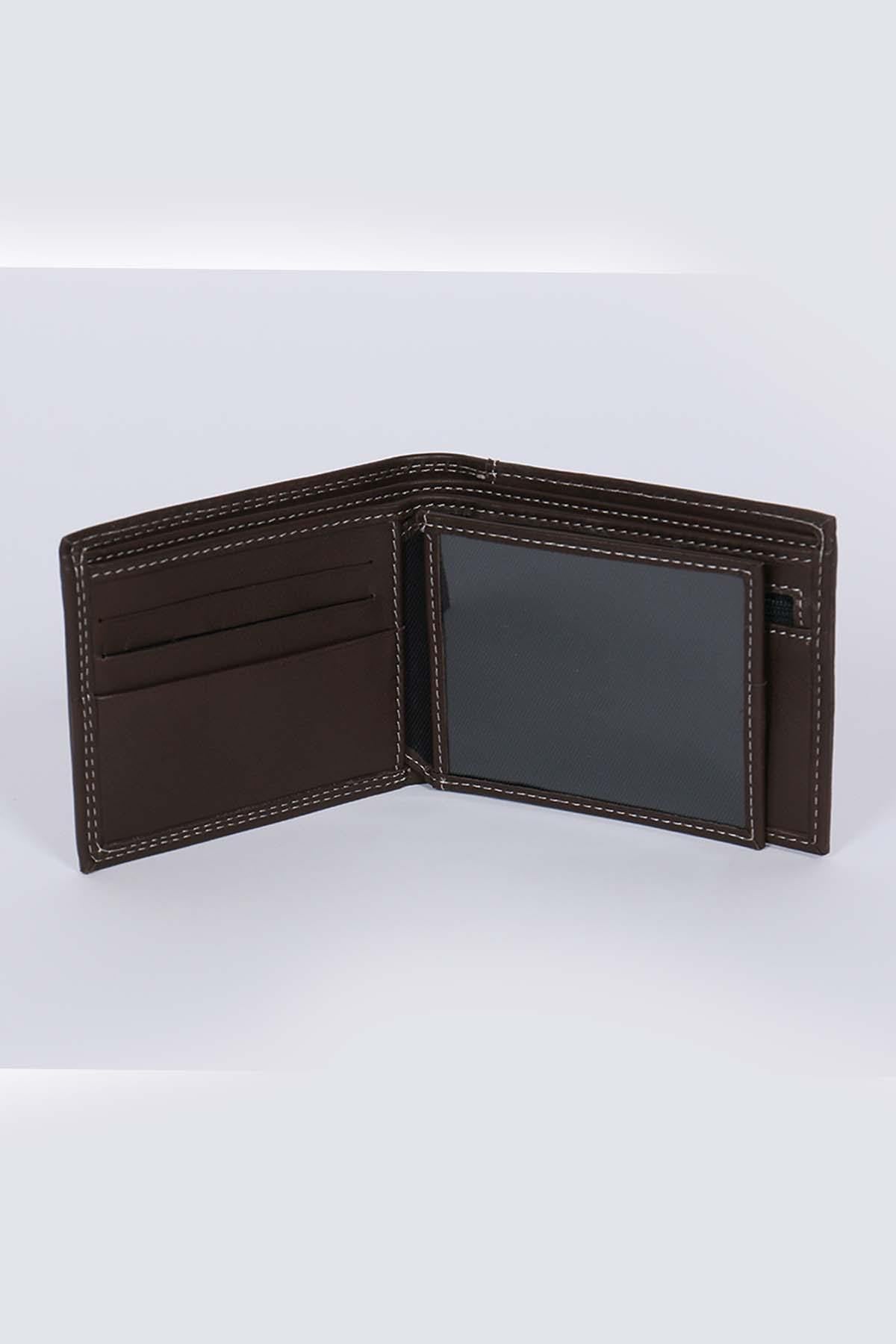 Cowhide leather wallet - Image n°2