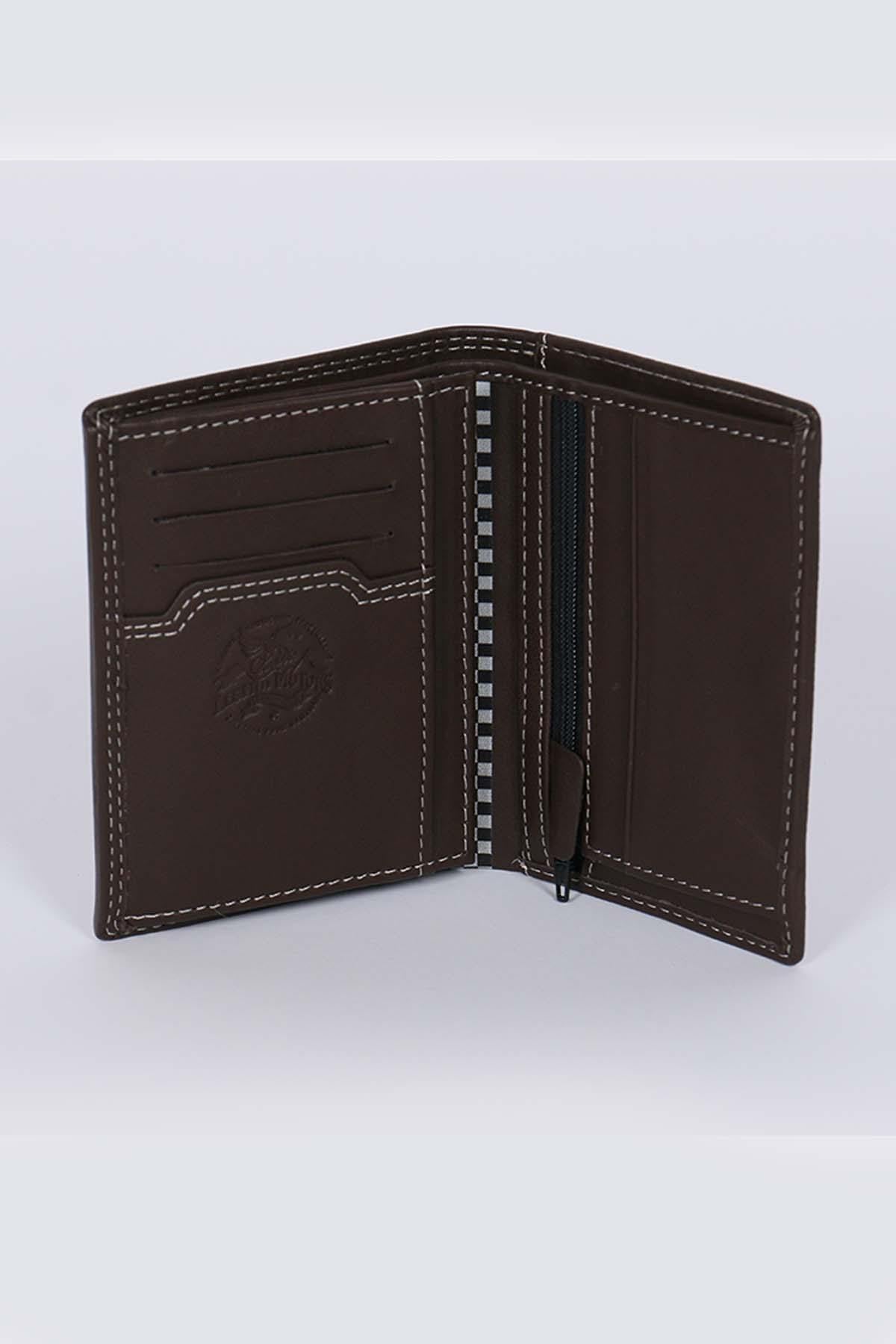 Brown men's wallet - Image n°2