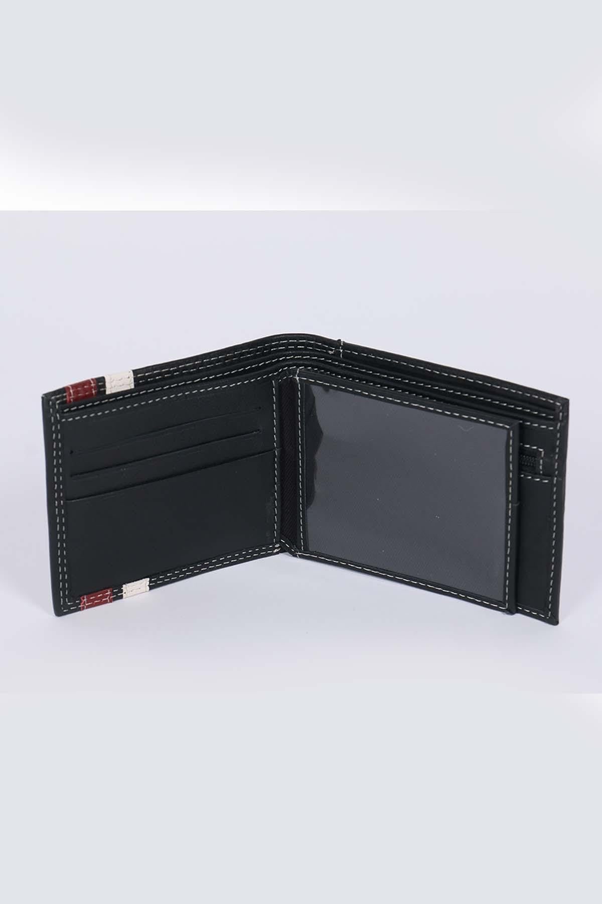 Black sheepskin wallet - Image n°3